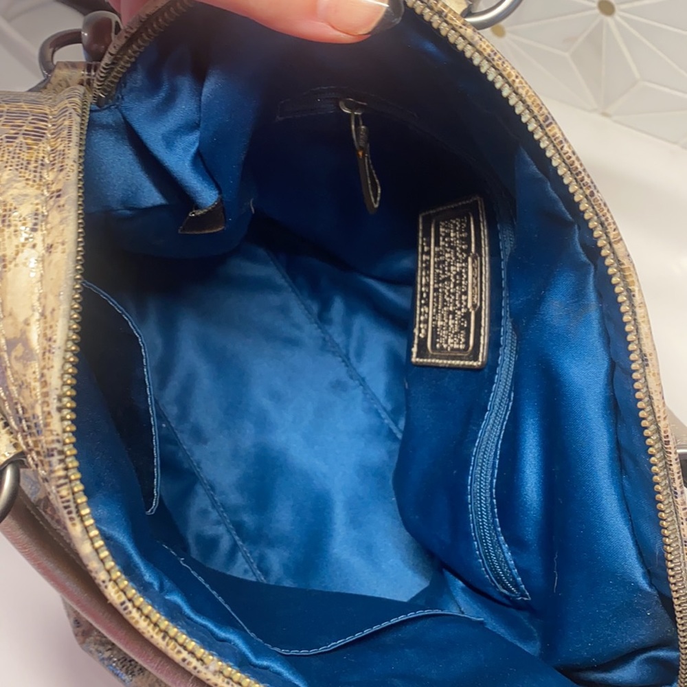 Authentic Python Coach Shoulder Bag With Matching… - image 4